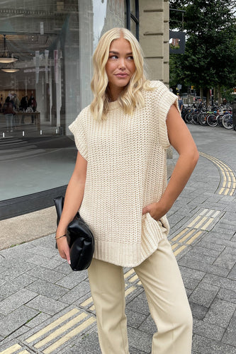 Damen Oversized Stricktop mit lässigem Schnitt Drune
