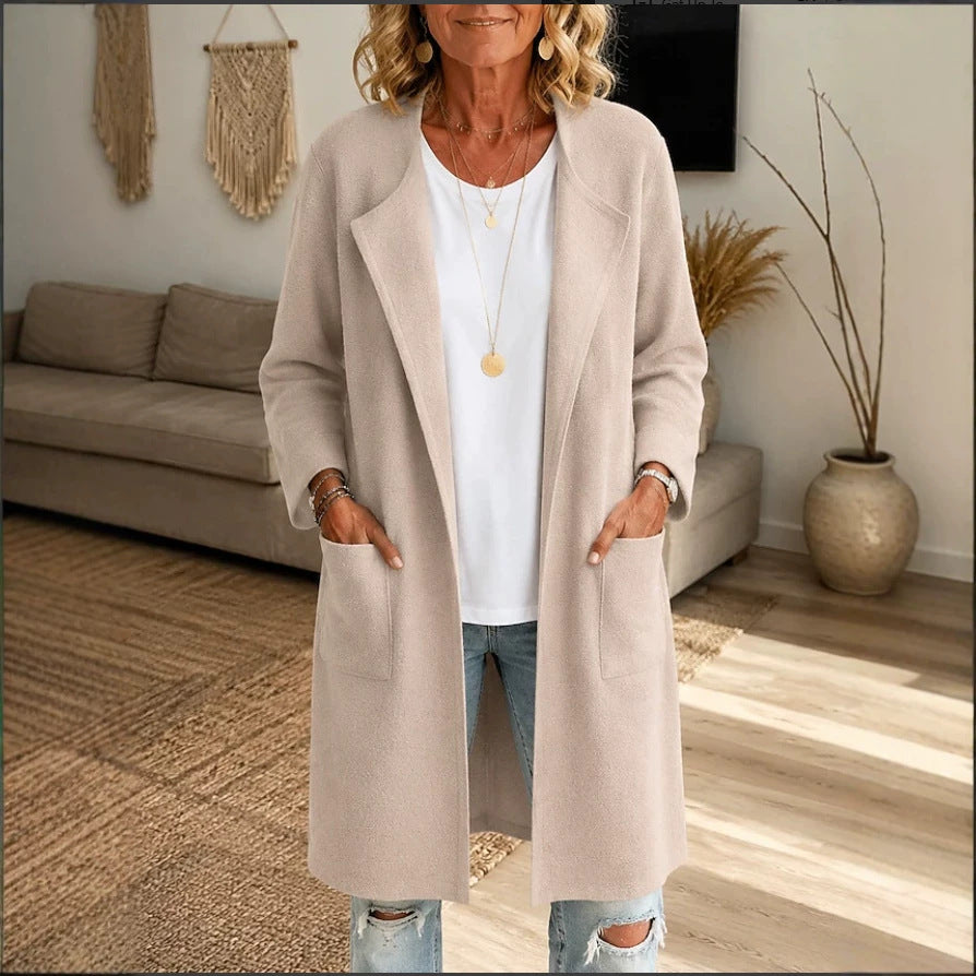 Damen Modischer Langer Cardigan Drune