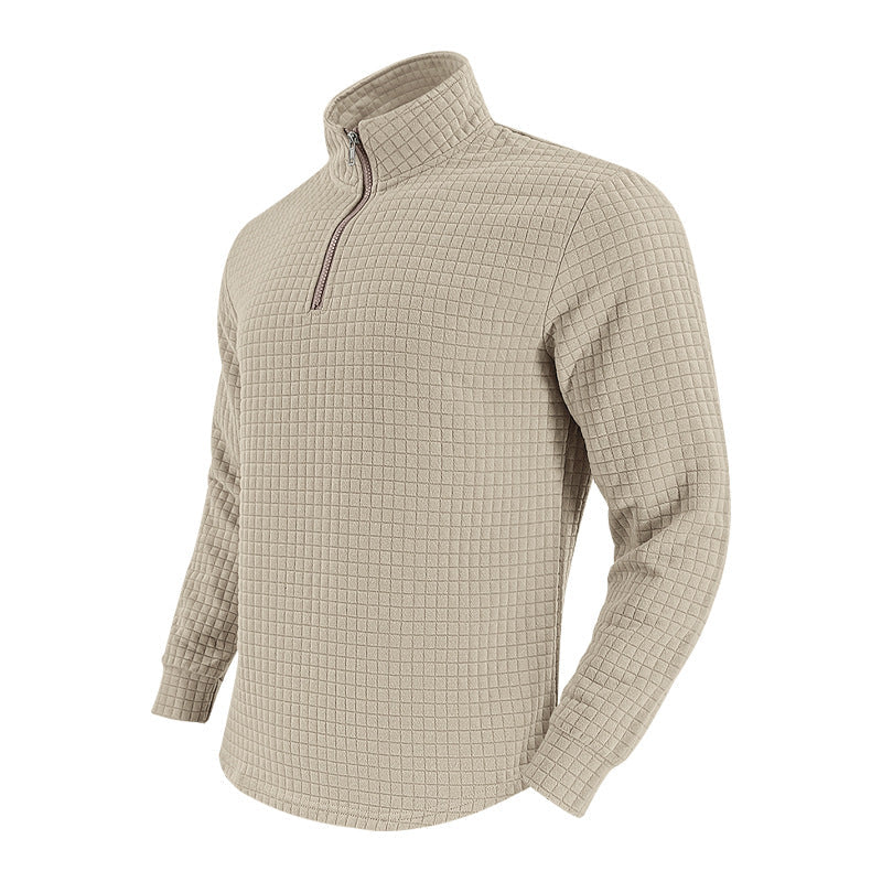 Herren Thermo-Fleecepullover mit Reißverschluss und strukturiertem Design Drune