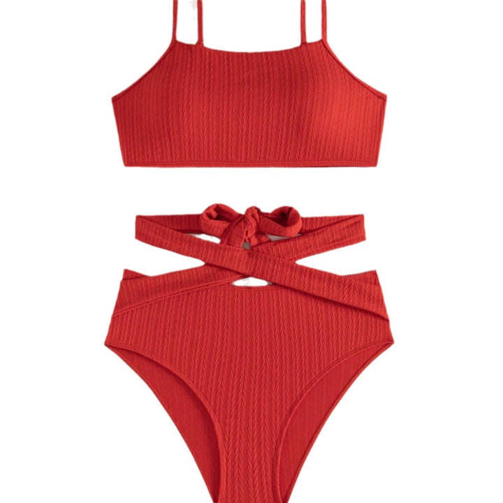 Damen Hochtaillierter Bikini mit angesagtem Schnitt Drune
