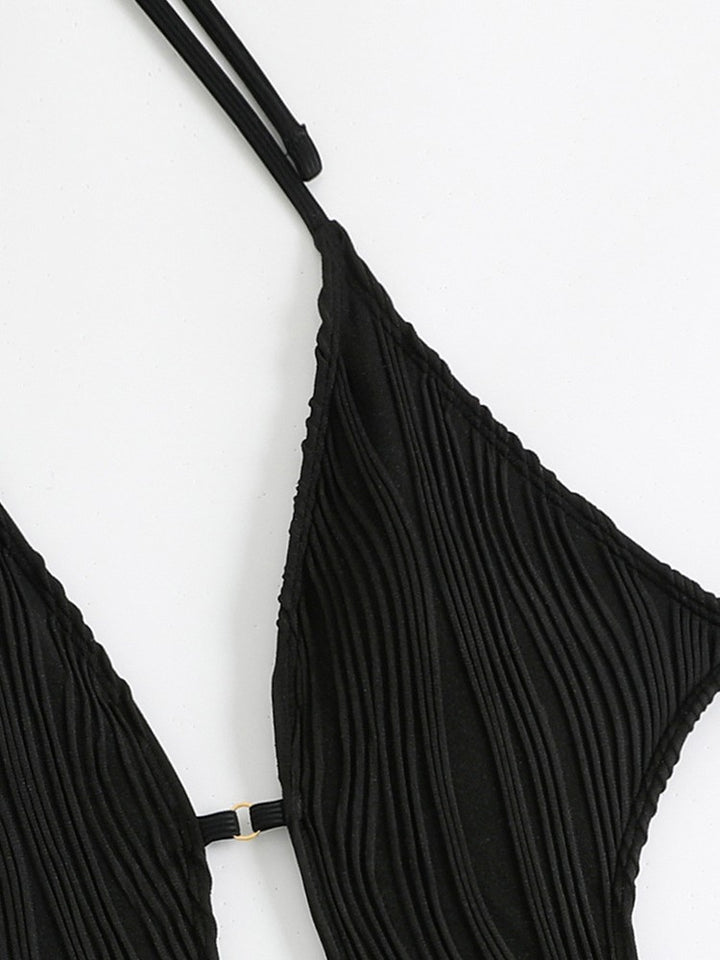 Damen Cut-Out Hochsitz Monokini Drune