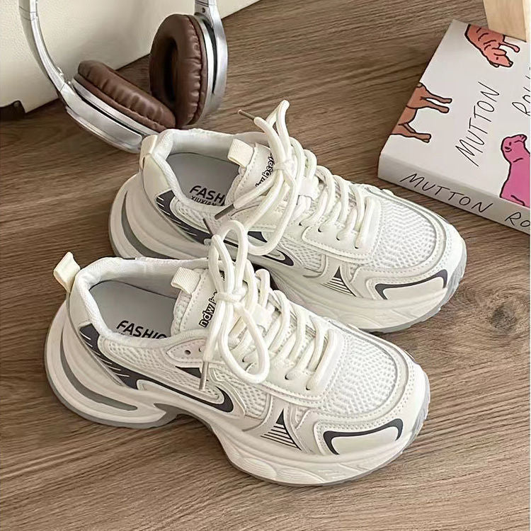 Damen Chunky Sneakers mit atmungsaktiver Oberfläche und dämpfendem Komfort Drune