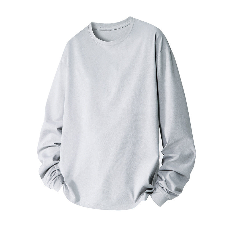 Herren Oversize-Sweatshirt aus Baumwollmix mit Rundhalsausschnitt und gerippten Bündchen Drune