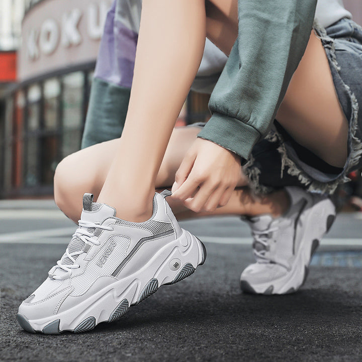 Herren Erhöhte Stützende Sneakers mit Atmungsaktivem Mesh und Polsterung Drune