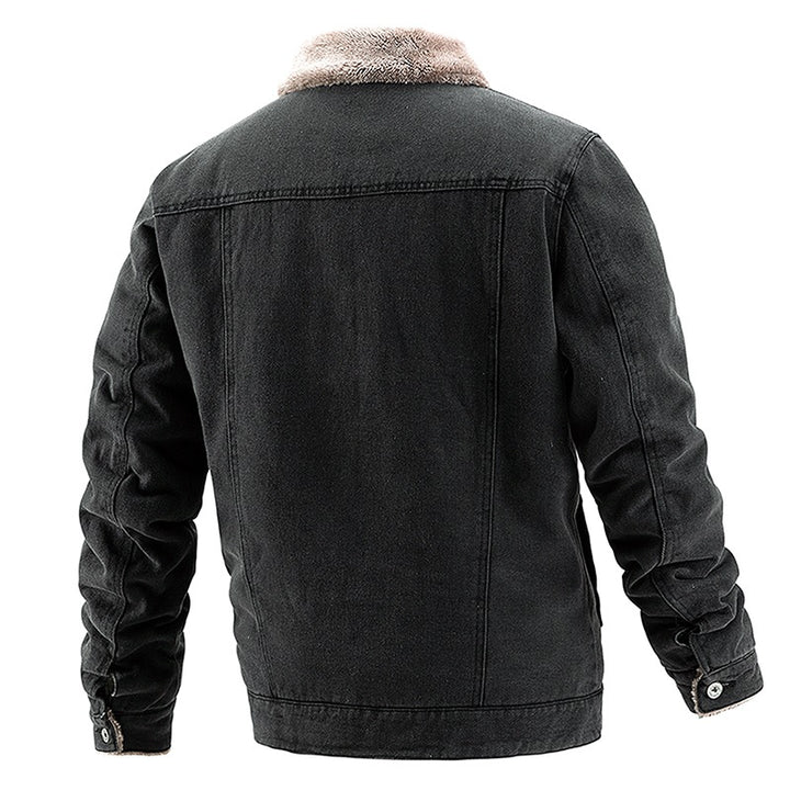 Herren Denimjacke mit Teddyfutter Drune