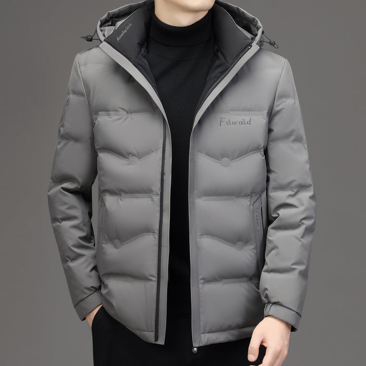 Herren Steppjacke mit Kapuze und schlanker Thermofütterung Drune