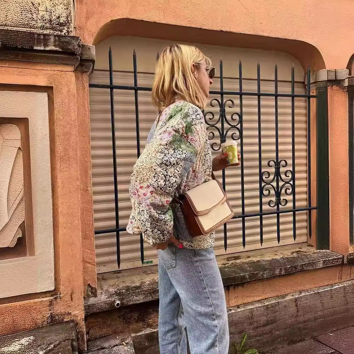 Damen Patchwork-Steppjacke mit praktischen Taschen Drune