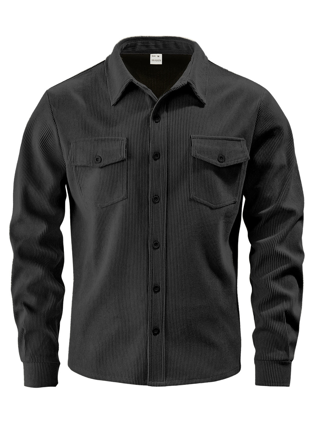 Herren nan Cordjacke im klassischen Arbeiterjacken-Schnitt mit Druckknöpfen und Brusttaschen Drune