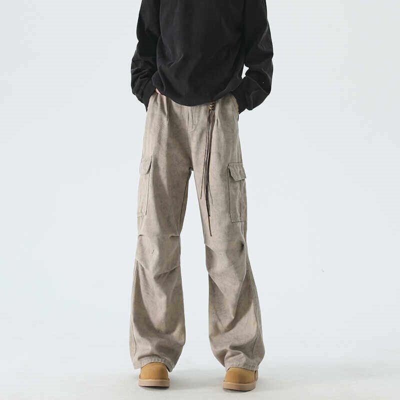 Damen Cargo-Hose mit weiten Beinen und praktischen Taschen Drune