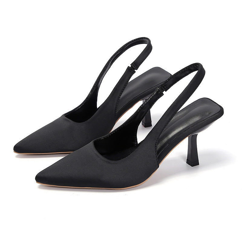 Damen Slingback-Pumps mit spitzem Zehenbereich und elegantem Absatz Drune
