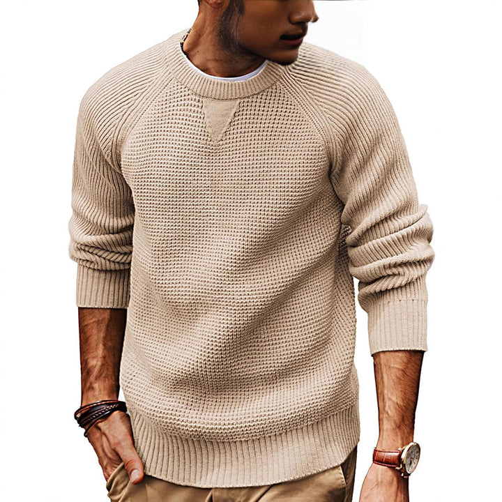 Herren strukturiertes Pullover mit lässigem Schnitt Drune