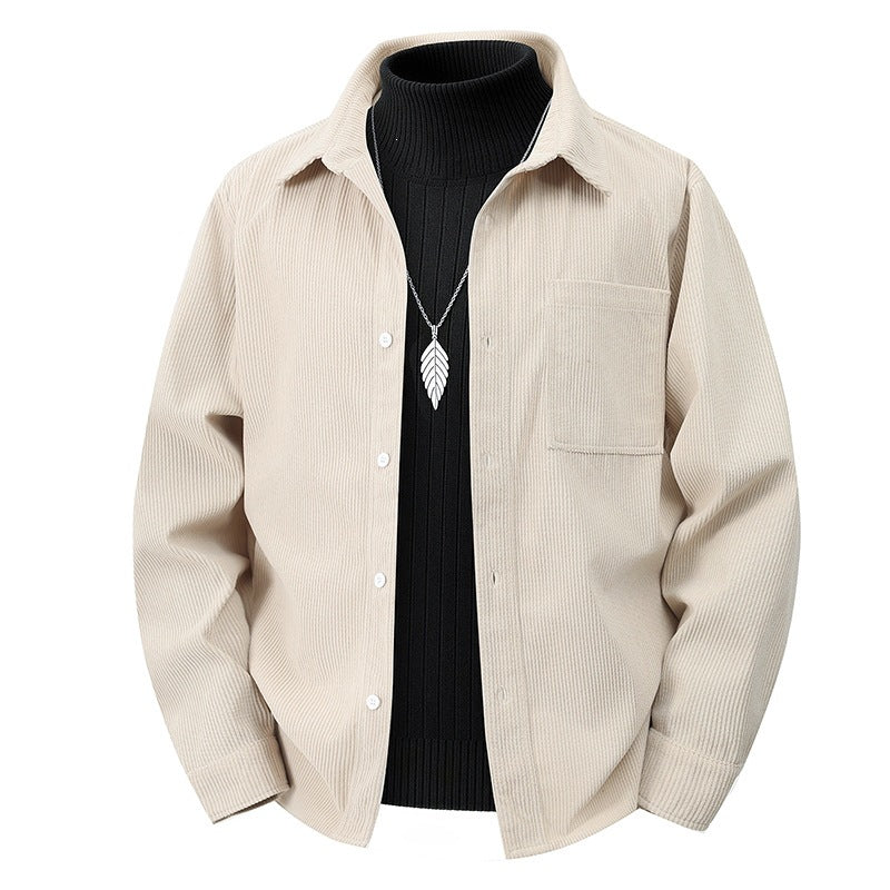 Herren Hochwertige Cordjacke Drune