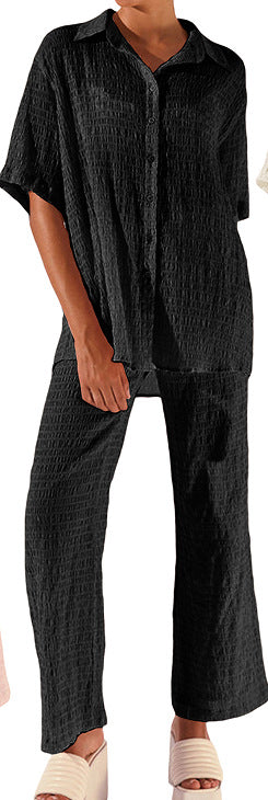 Damen luftiges und elegantes Zweiteiler-Set Drune