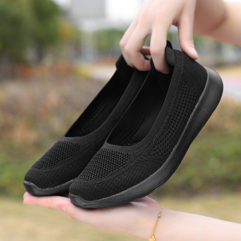 Damen atmungsaktive Slip-On Sneakers mit Adaptive Fit Technologie Drune