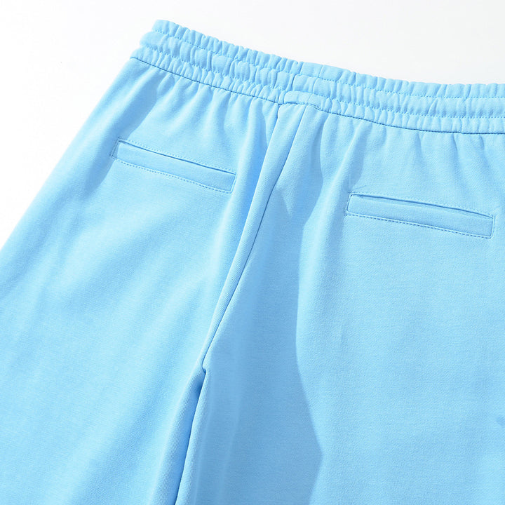Damen Weite Lounge-Hose mit hohem elastischen Bund und Kordelzug Drune