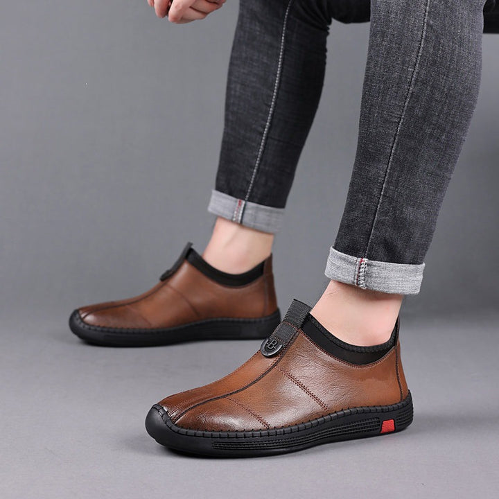Herren Klassische Slipper Drune