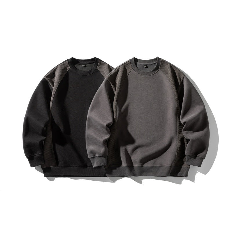 Unisex Oversize-Sweatshirt mit Raglanärmeln und strukturierten Seiteneinsätzen Drune