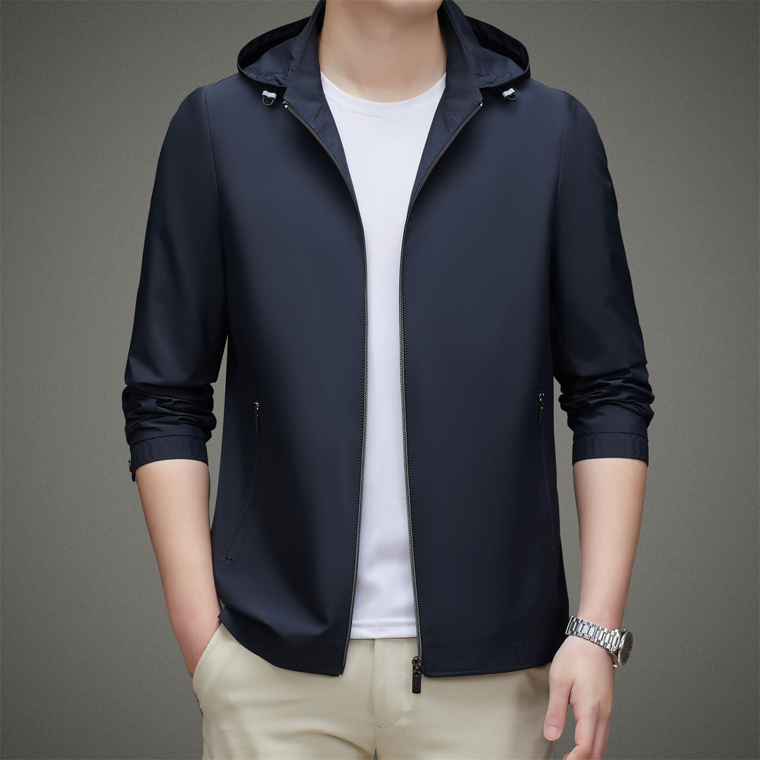 Herren leichte Sportjacke mit modernem Schnitt und praktischen Taschen Drune