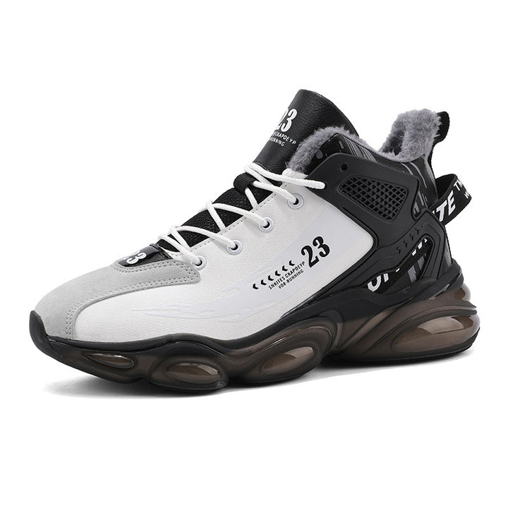 Herren Gefütterte Chunky-Sneaker mit sichtbarer Luftkissen-Zwischensohle und Teddyfutter Drune