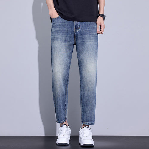 Herren Bequeme Relaxed Fit Jeans Drune