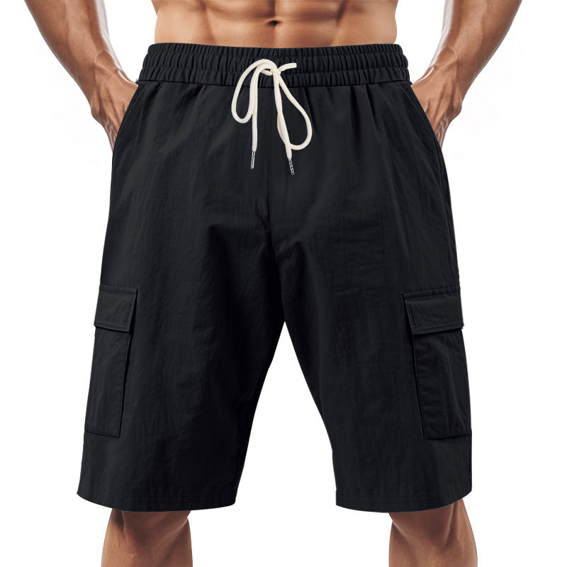 Herren Cargo-Shorts mit elastischem Bund und praktischen Seitentaschen Drune