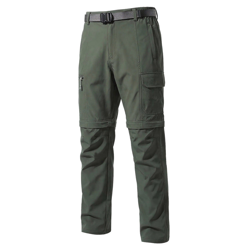 Herren Convertible Cargo-Zipp-Hose mit abnehmbaren Beinen & Multifunktionstaschen Drune