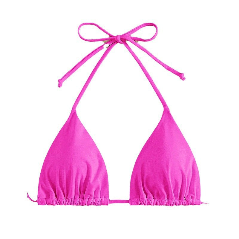 Damen Triangel-Bikinioberteil mit verstellbaren Bindebändern Drune