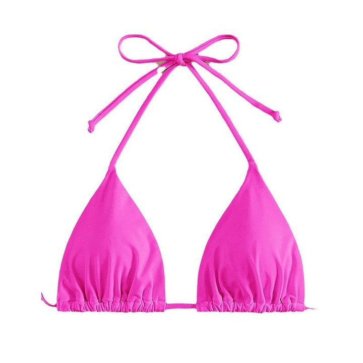 Damen Triangel-Bikinioberteil mit verstellbaren Bindebändern Drune