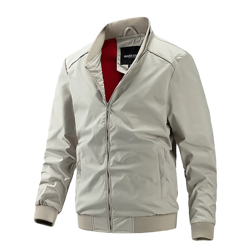 Herren Wasserabweisende leichte Bomberjacke mit atmungsaktivem Mesh-Innenfutter Drune