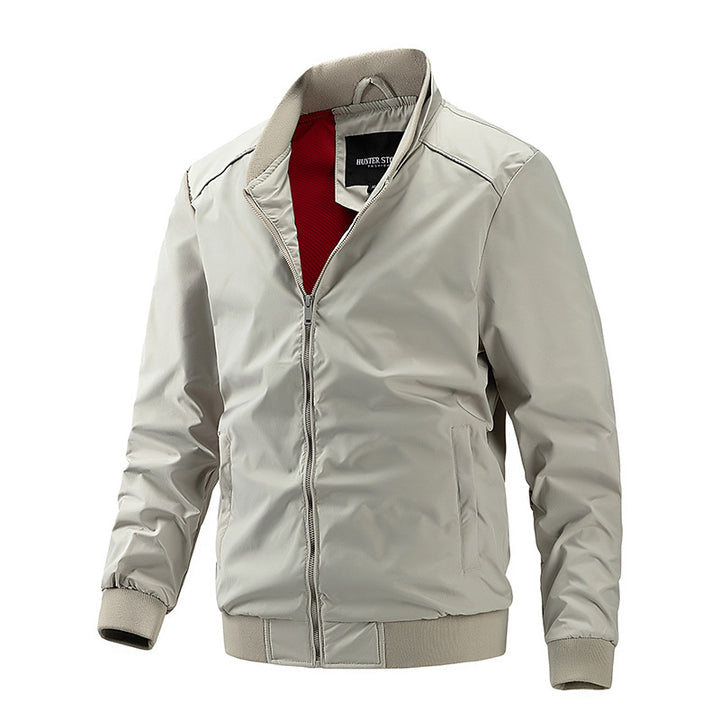 Herren Wasserabweisende leichte Bomberjacke mit atmungsaktivem Mesh-Innenfutter Drune