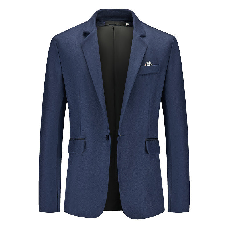 Herren eleganter Blazer mit strukturiertem Design und feinen Details Drune