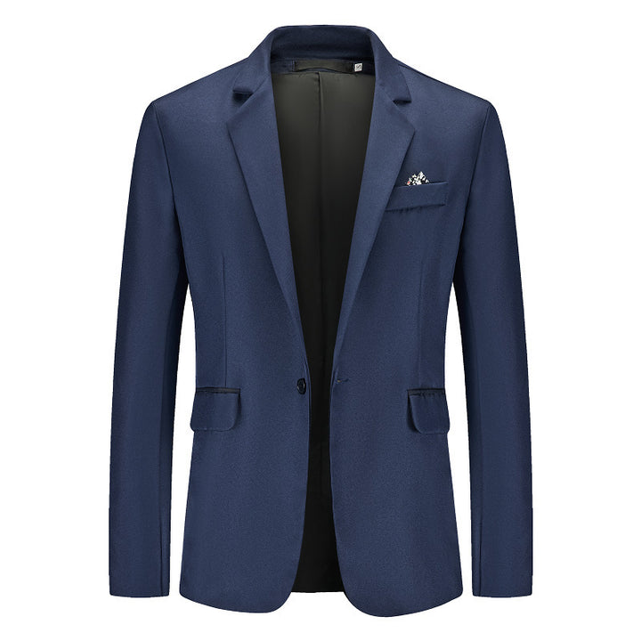 Herren eleganter Blazer mit strukturiertem Design und feinen Details Drune