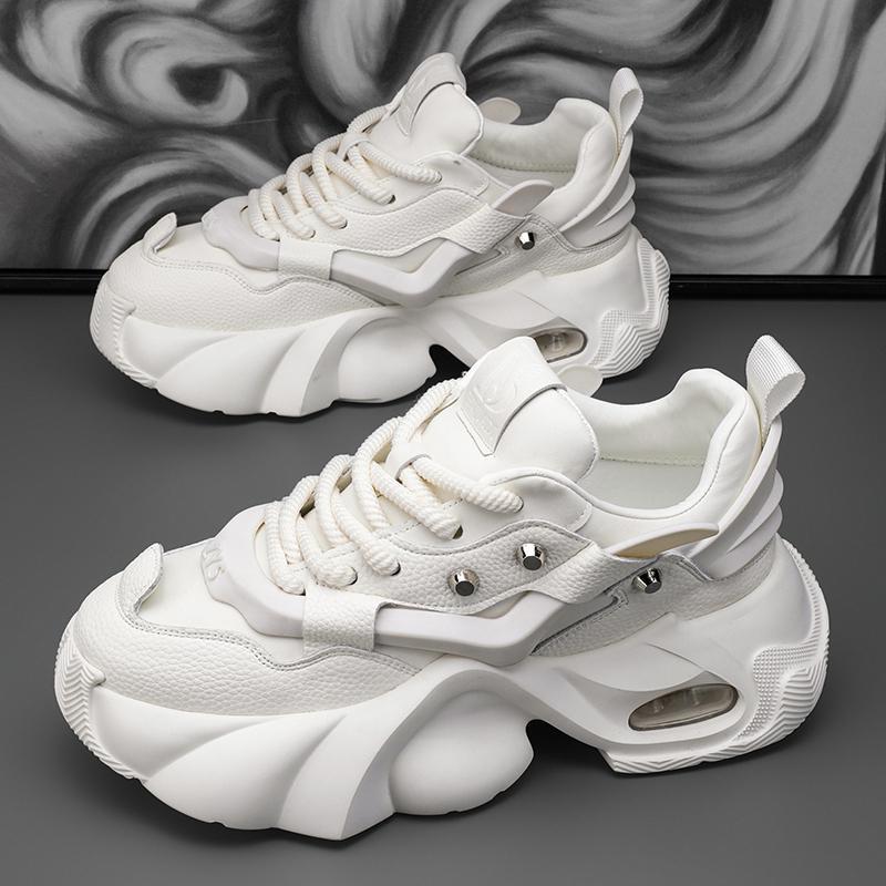 Damen Voluminöse Plateau-Sneaker mit skulpturaler Sohle und sichtbarer Luftkammer Drune