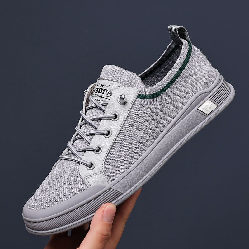Herren Leichter gestrickter Low-Top-Sneaker mit sockenhaftem Schaft und dämpfender EVA-Sohle Drune
