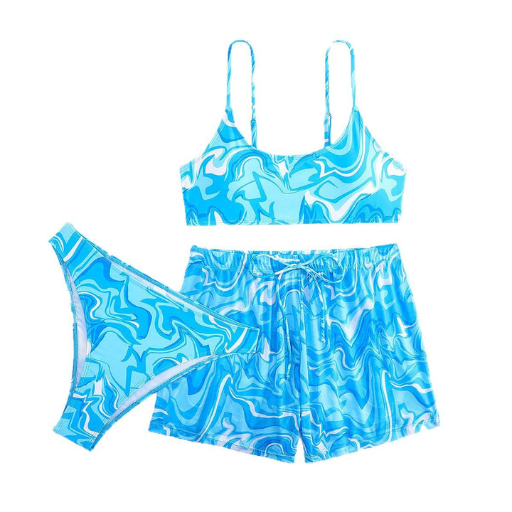 Damen Bikiniset mit innovativem Muster Drune