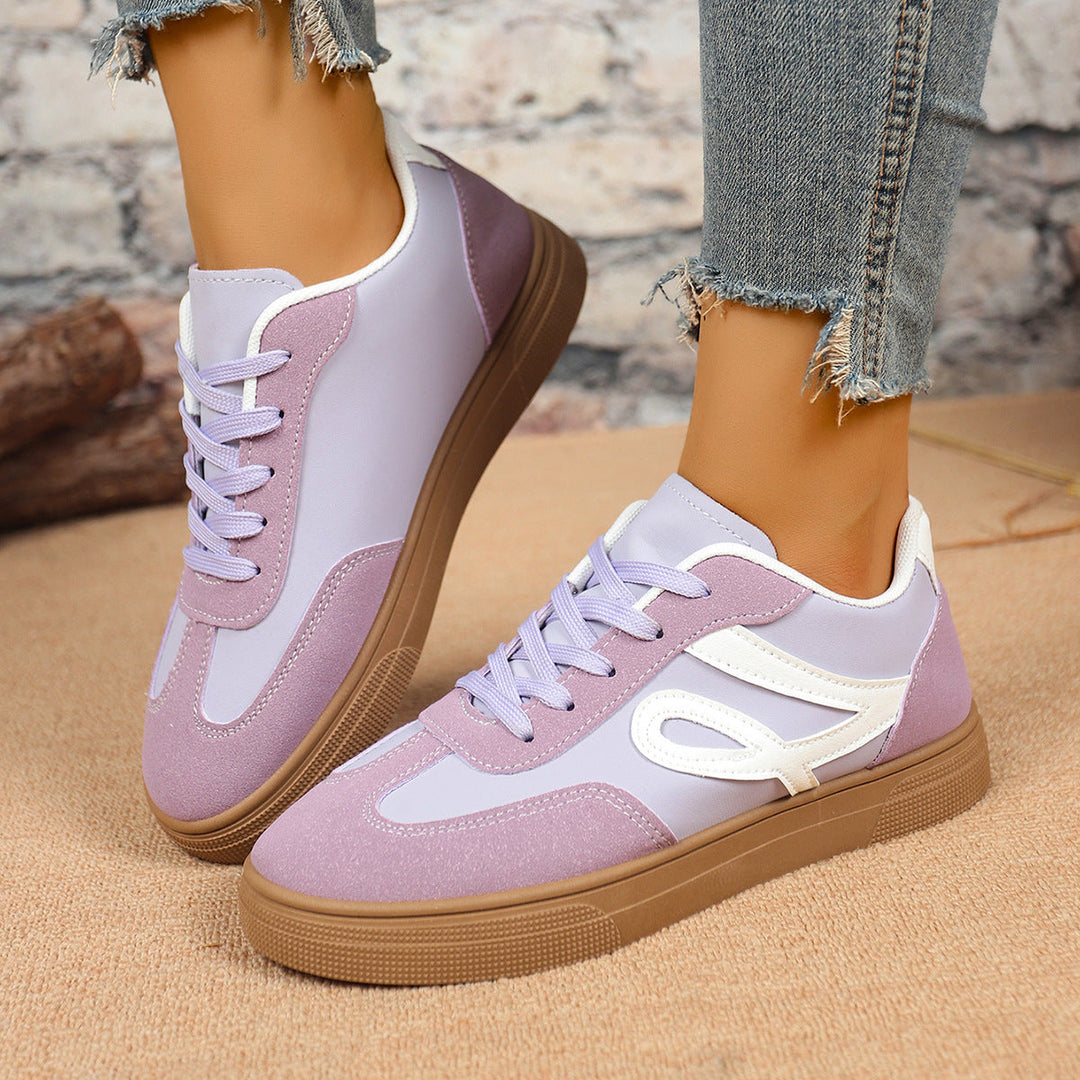 Damen Sneakers mit sportlichem Design und gepolsterter Sohle Drune