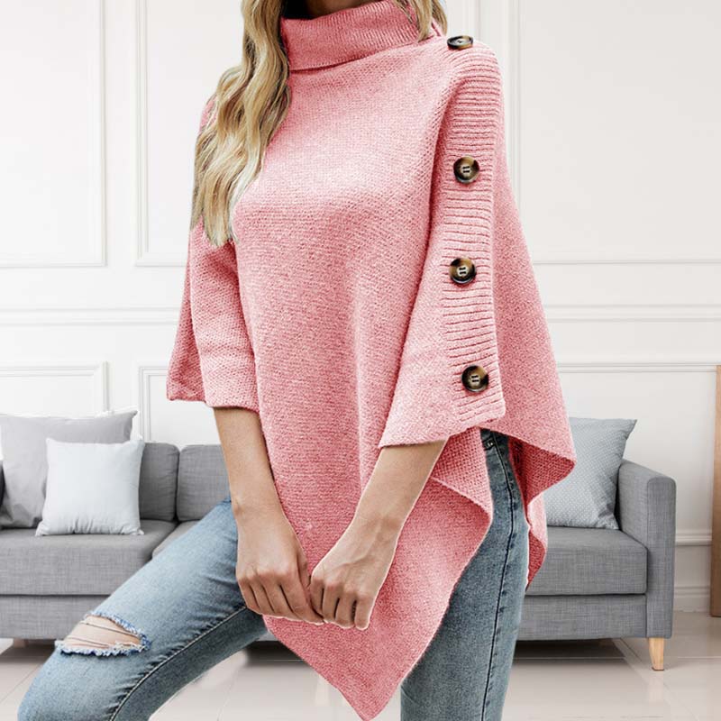 Drune | Einfarbiger Strickpullover Für Elegante Outfits
