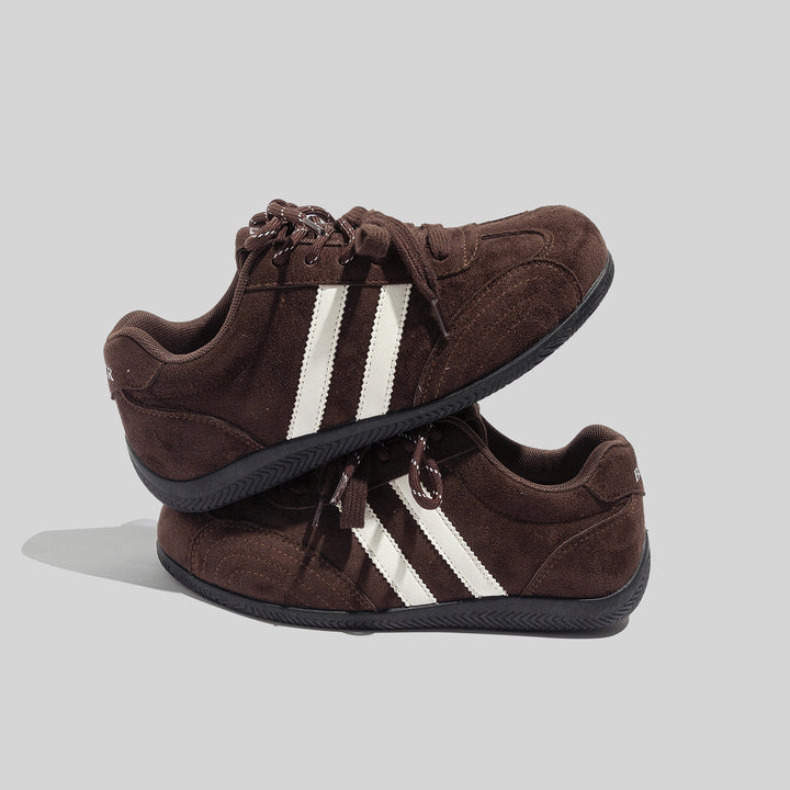 Damen Sportliche Sneaker mit rutschfester Gummisohle und weichem Wildleder-Obermaterial Drune