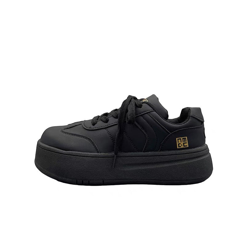 Damen Plateausneaker im Clean‑Chunky‑Design mit extra hoher EVA‑Plateausohle und gepolstertem Komfortkragen Drune
