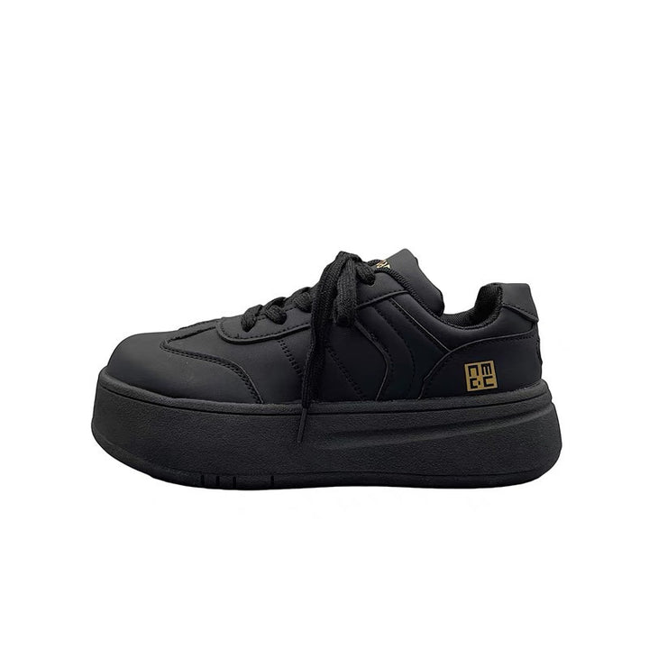 Damen Plateausneaker im Clean‑Chunky‑Design mit extra hoher EVA‑Plateausohle und gepolstertem Komfortkragen Drune