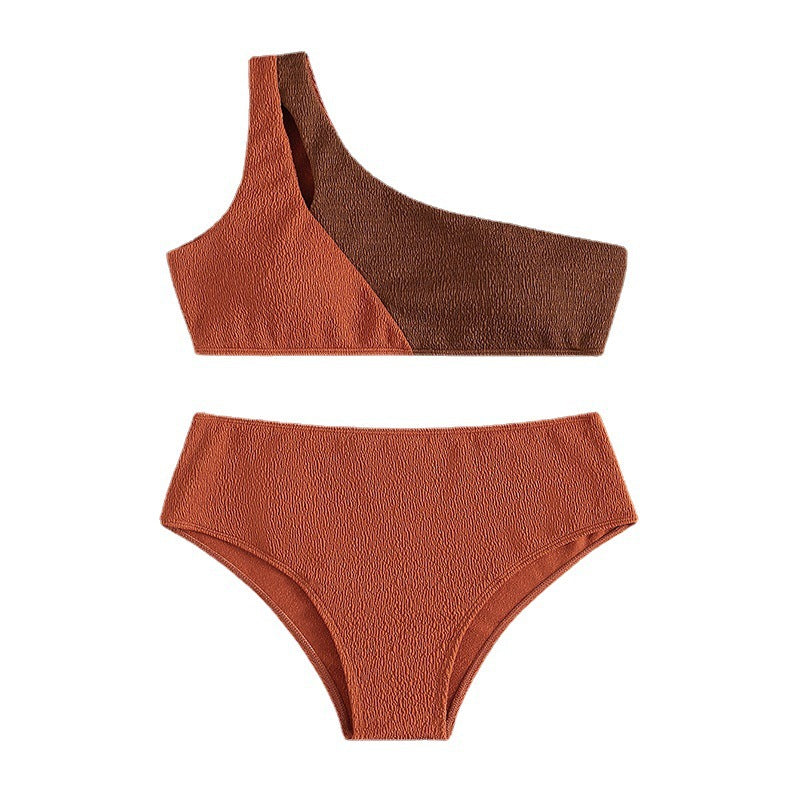 Damen einseitiger Crop-Bikini Drune