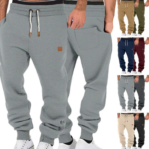 Herren Relax-Fit Fleece-Jogginghose mit Bündchen und Kordelzug Drune
