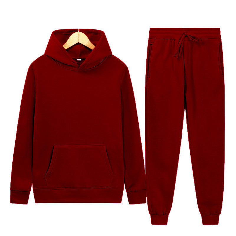 Damen Freizeit-Hoodie und Jogginghose Set mit softer Baumwollmischung Drune