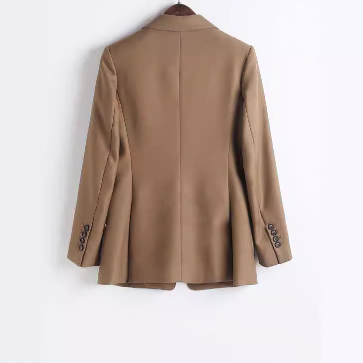 Damen Modischer Blazer mit großen Taschen Drune