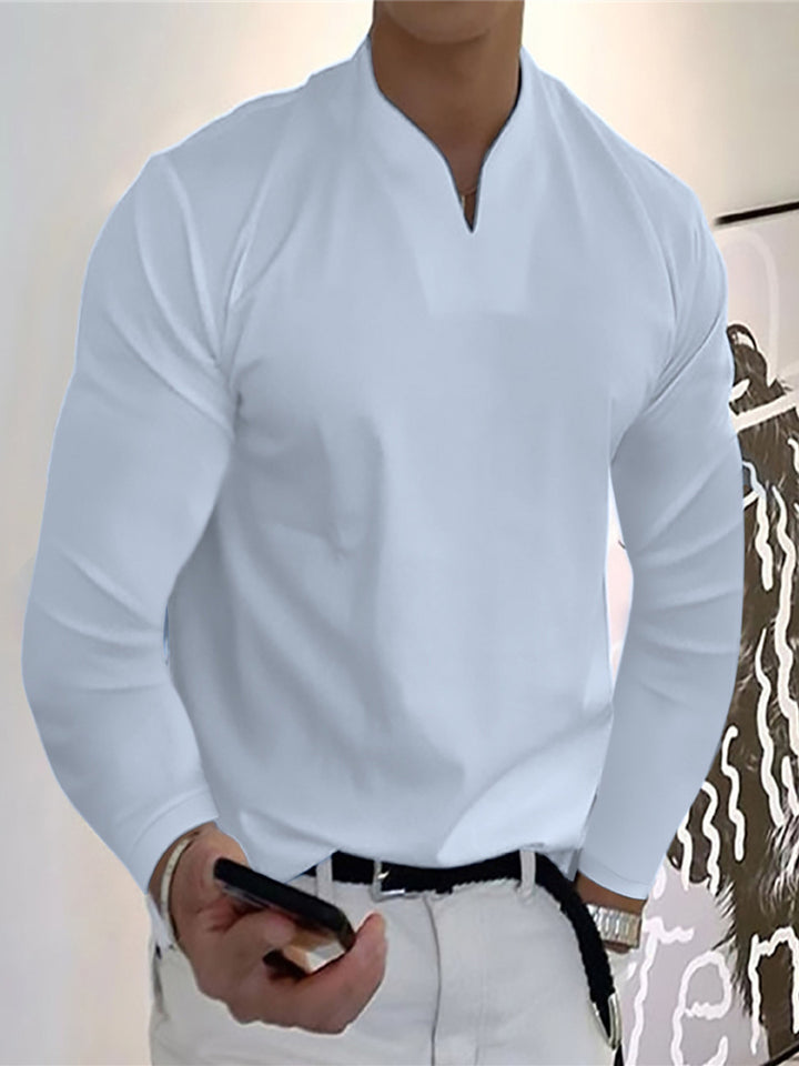 Herren Lässiges Langarmshirt Drune