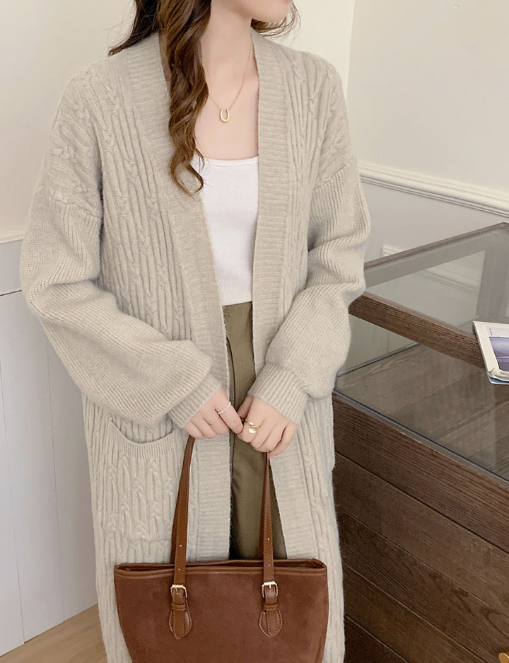 Damen Oversized Strickjacke Drune