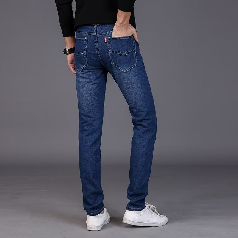 Herren Premium Slim Fit Jeans mit Elasthananteil Drune