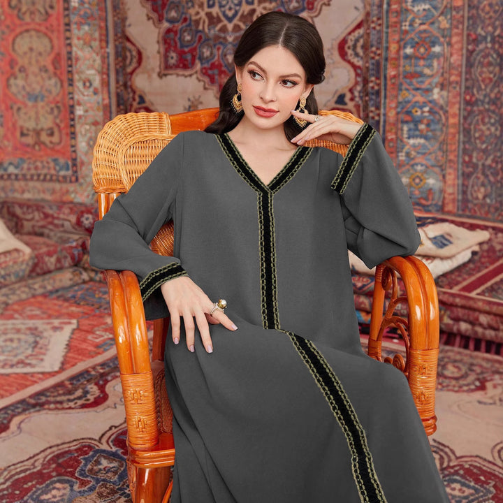 Damen Dekoratives Maxikleid Drune