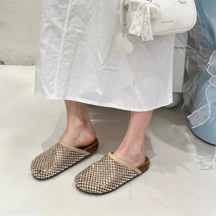 Damen Modische Clogs mit Funktionsoberfläche und komfortablem Fußbett Drune