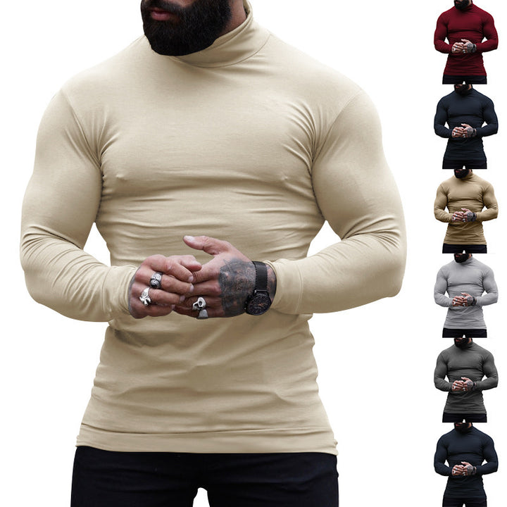 Herren Hochwertiger Stehkragenpullover aus weichem Material Drune